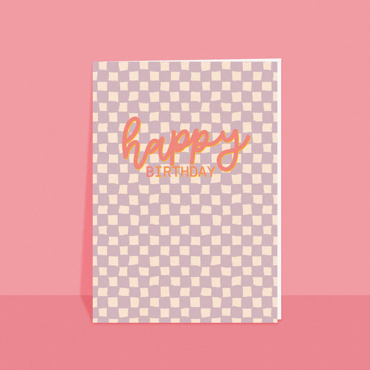 A6 Happy Birthday Card