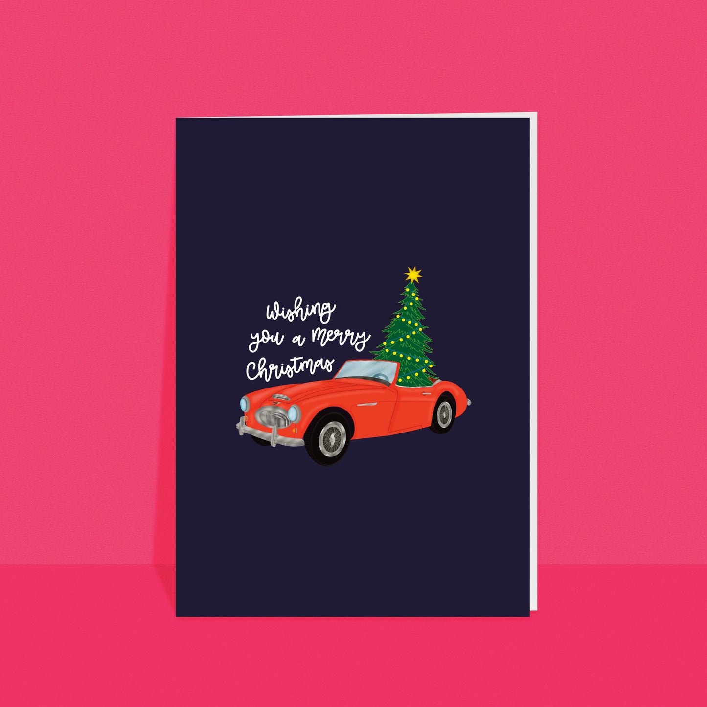 Austin Healey 3000 Christmas Card