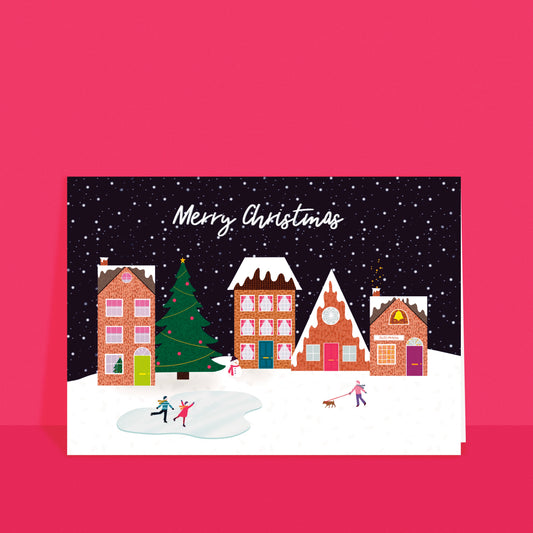 Christmas Village Card