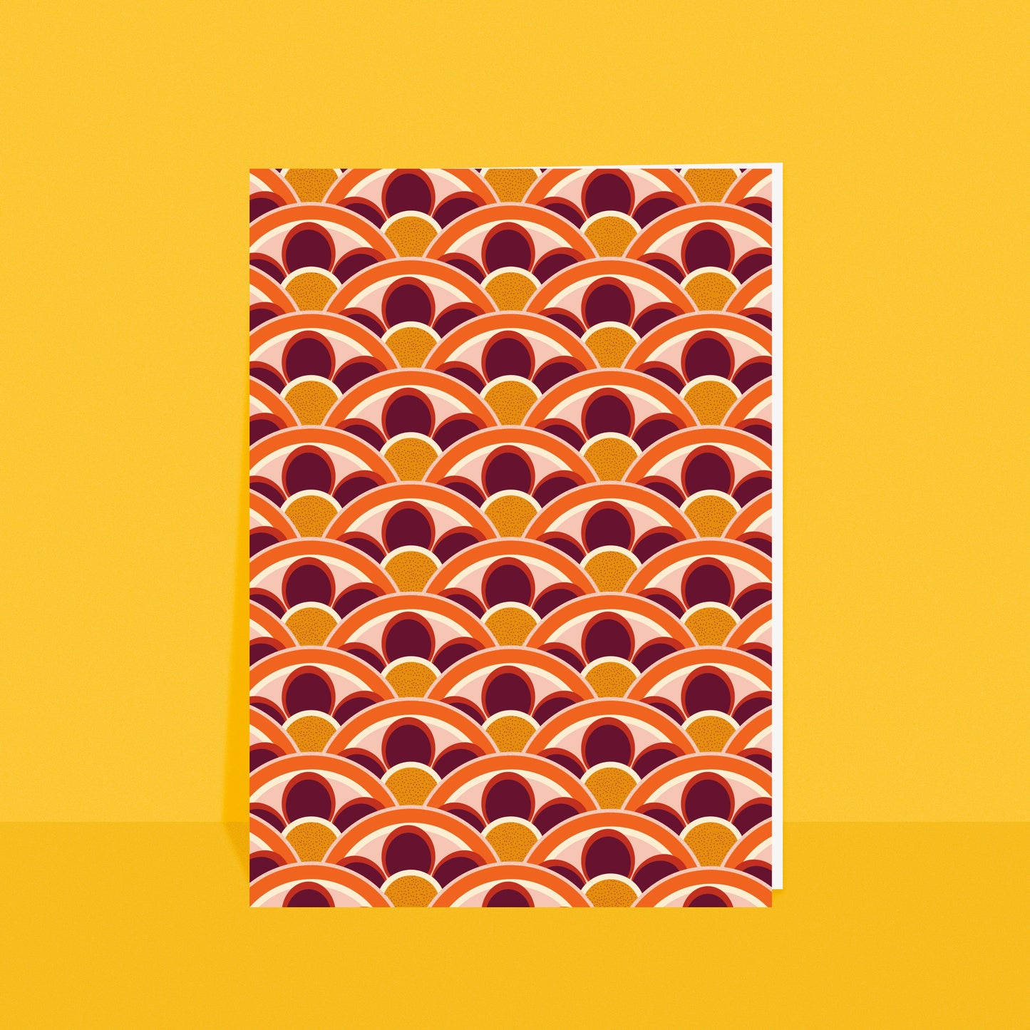 Retro Patterned Card