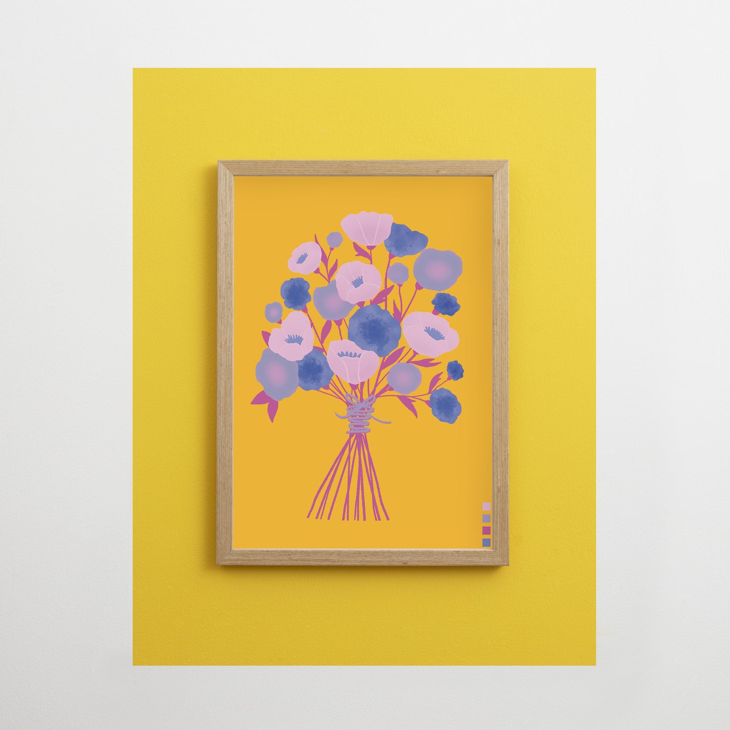 Colourful Flowers Print