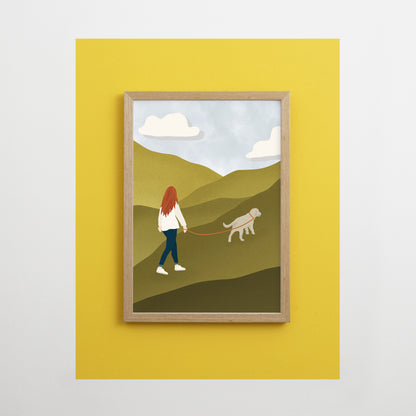 Dog Walk Print