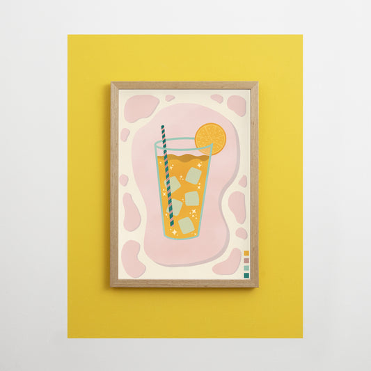 Orange Juice Print