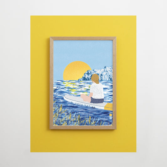 Paddleboard Print