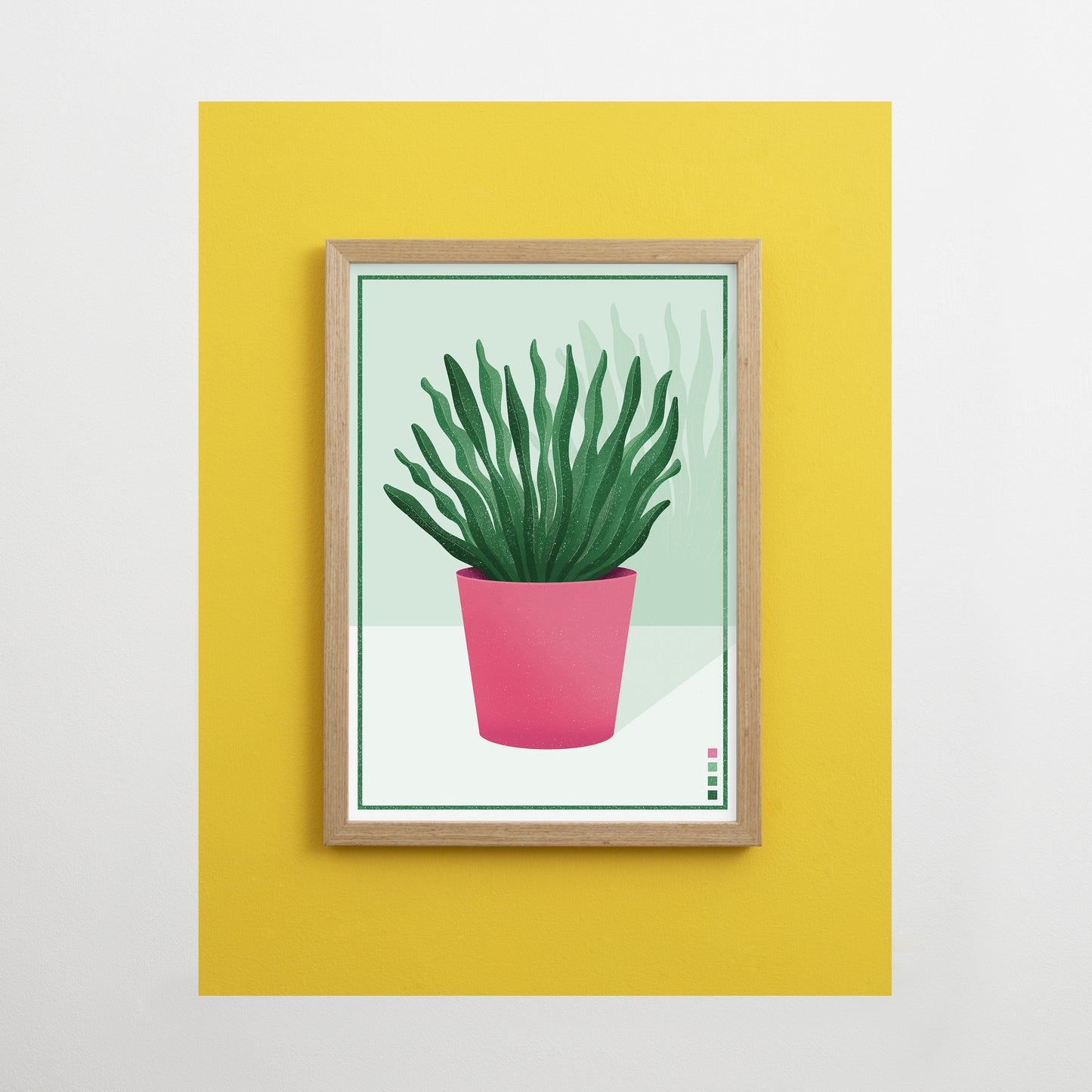 Wavy Houseplant Print