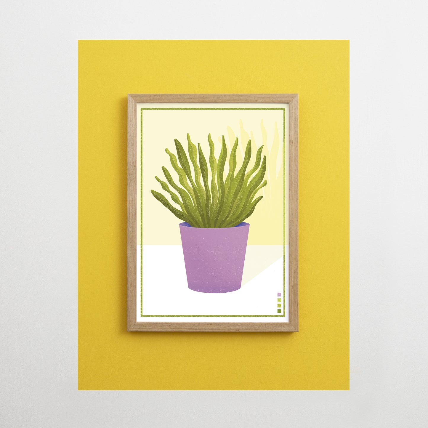 Wavy Houseplant Print