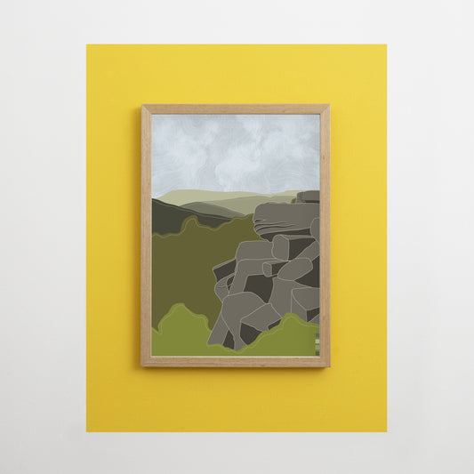 Froggatt Edge Print