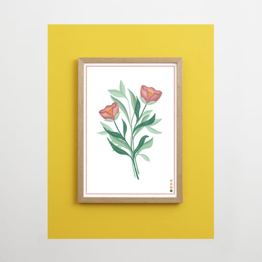 Tulip Bloom Print