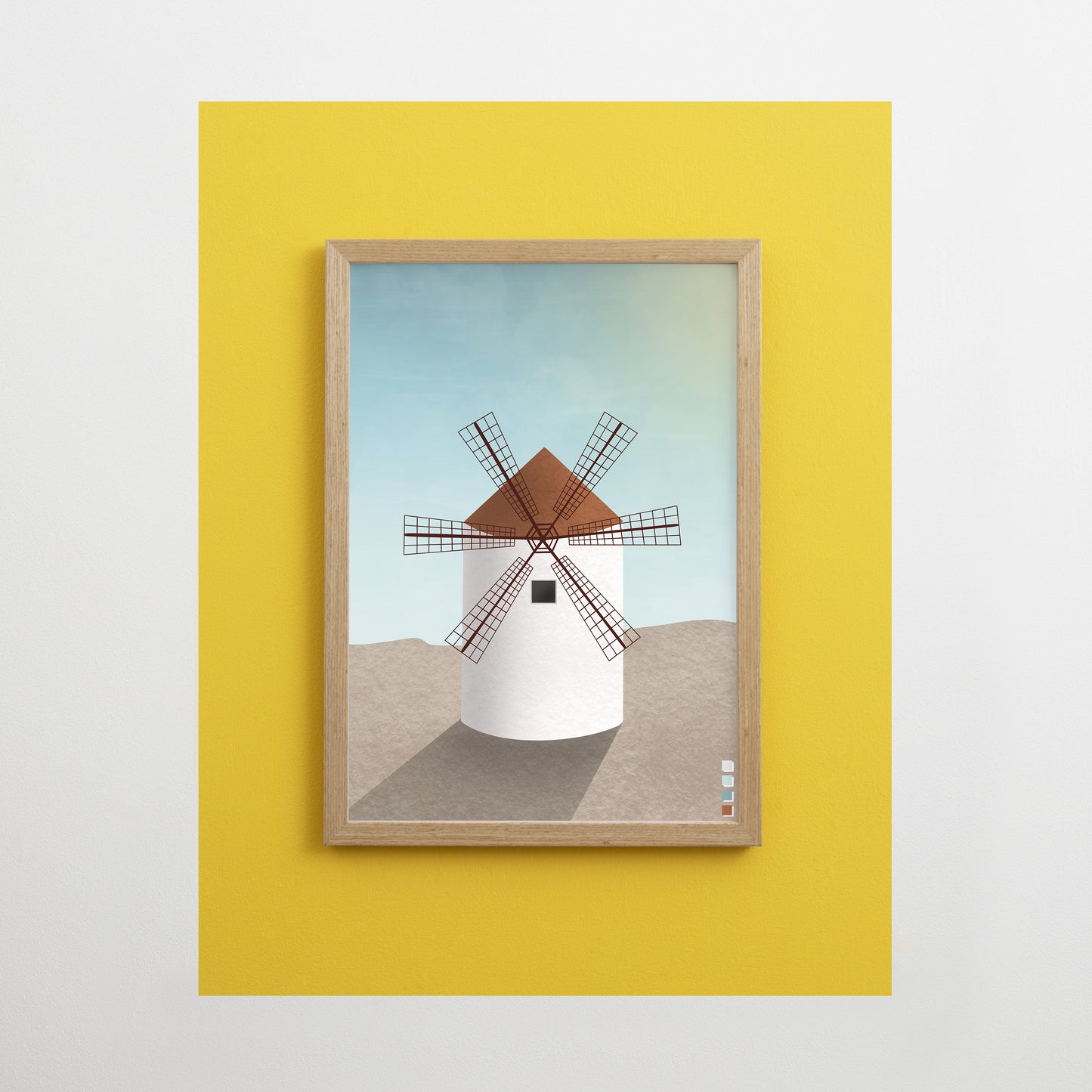 Menorcan Windmill Print